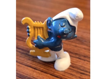 Smurf med Harpa - Peyo W. Germany