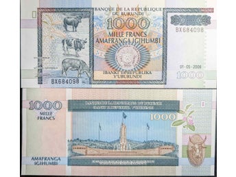 Burundi 1000 Francs 2006