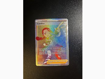 candice pokemon card rainbow rare PSA8