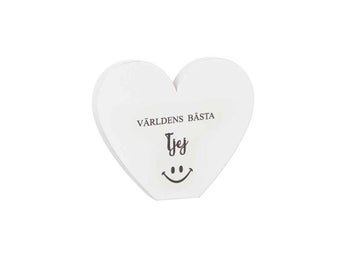 Stående Hjärta Bästa Tjej