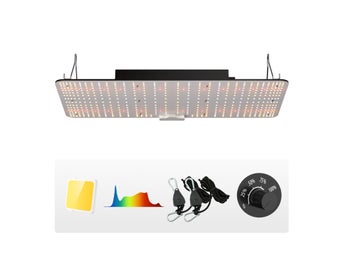 LED Grow Light, 200W Full Spectrum Dimmable, High Yield Samsung 2B1B Diodes