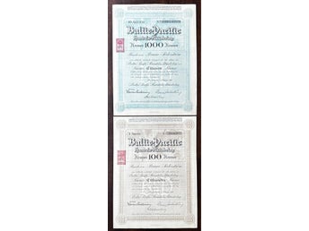 Baltic-Pacific Handels Aktiebolag - Historiska Aktier, 1918, 2 st
