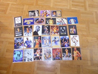 30 st. olika Kobe Bryant Los Angeles Lakers fotografier 11 x 15 cm #reapåtradera