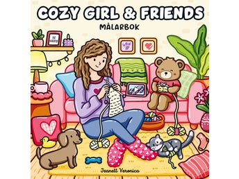 NY - COZY GIRL & FRIENDS - MÅLARBOK - JEANETT VERONICA