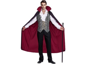 (XXL) XX-Large - Spooktacular Creations - Deluxe Vampyrkostym i Viktoriansk Stil