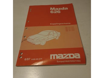 Mazda 626 Kopplingsschema, 1997