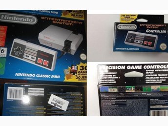 KÖP NU! NINTENDO NES CLASSIC MINI INKL 30 SPEL + 1 ORIGINAL CONTROLLER