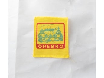 Örebro slott - Tygmärke Vintage Patch - Märke