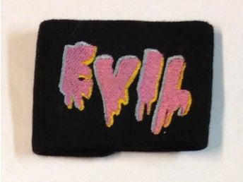 Övrigt EVIL - Svettarmband Samlarobjekt