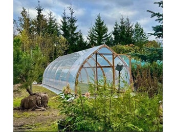Träväxthus från Garten Dream 3x6m med 10 mm polykarbonatöverdrag