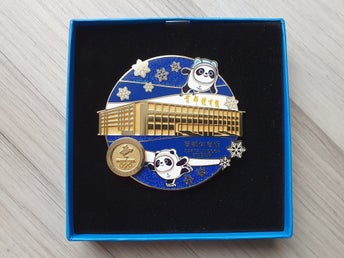 Medalj vinter-OS 2022, D ca 6,5 ​​cm