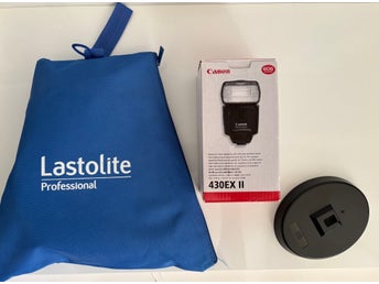 Canon Speedlite 430EX II blixt + Lastolite Ezybox Speed-Lite softbox