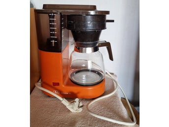 Melitta Special 111 kaffebryggare i orange vintage nostalgi retro 70-tal