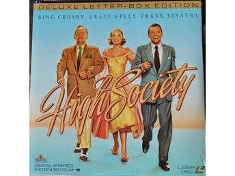 High Society 1956 107 Min 1-LD WS Laserdisc Ny Inplastad Pris 225 Frakt 89
