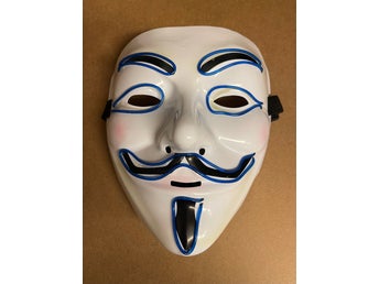 Halloween mask med belysning