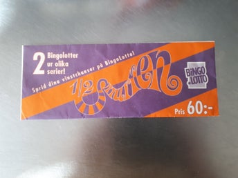 Gammalt Kuvert / Bingolotto / Från 90-talet?