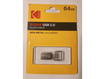 KODAK Flash Drive USB-A 2.0 64GB - USB-minne - MINI METAL K112 SERIES