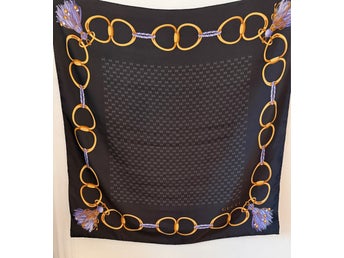 Ny Gucci silkessjal med original kvitto