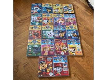 Paw Patrol - Stort Paket 18 St Dvd filmer!