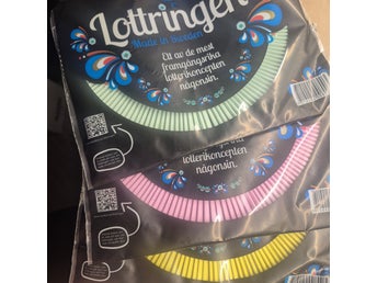 3 St Nya Lotteriringar a 100 lotter.