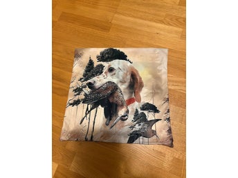 Kuddfodral 1 styck, nytt! Jakthund/jakt/fågel/hund/Engelsk setter