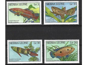 Sierra Leone 1988 Fiskar 4v