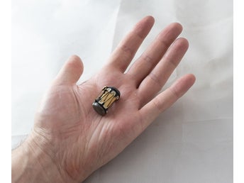 Trumma i Miniatyrformat - Nål Brosch pin - Vintage