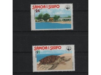 Samoa 1978 Sköldpaddor kräldjur 2v WWF