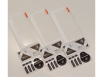 Skärmskydd Apple iPhone 15 Plus, 3-pack 9H Härdat glas