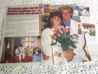 CAROLA STOR ARTIKEL - 2,5 SIDA - FRÅN MIN SAMLING - FRÅN TIDNING ÅR 1988