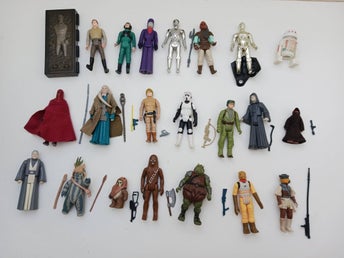 vintage Star Wars figurer