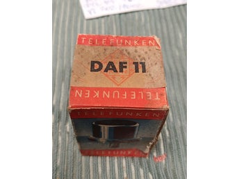 Telefunken DAF 11 Radiorör Vinylborsen-skivbutik