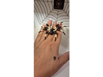 Handgjord spindelring – unik statement ring – KBT smycke