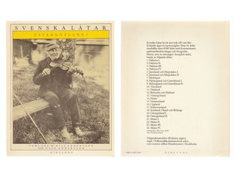 Svenska Låtar Östergötland I och II av Nils Andersson och Olof Andersson, 1978