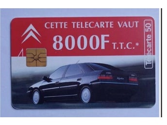France Telecom Telecarte - Citroen Xantia