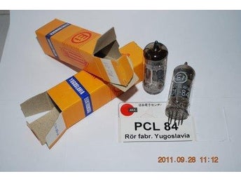 Rör PCL84 2 stycken