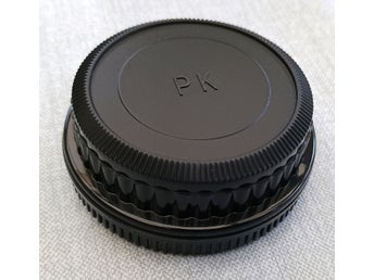 Nya Kamerahuslock + bakre objektivlock PK Pentax