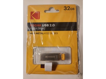 KODAK Flash Drive 32GB USB-A 2.0 - USB-minne - MINI METAL K122 SERIES