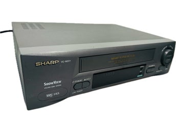 Vintage Sharp VC-M311 VHS Videobandspelare Video Cassette Playeer Recorder