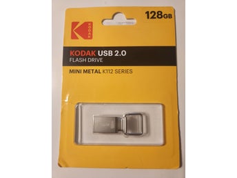 KODAK Flash Drive 128GB USB-A 2.0 - USB-minne - MINI METAL K112 SERIES
