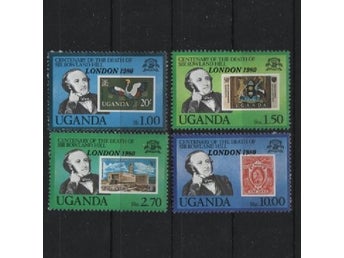 Uganda 1980 Rowland Hill London 80 4v