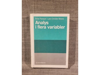 Analys i flera variabler av Arne Persson, Lars-Christer Böiers, 1988