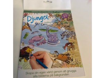 Djungel gnuggbok för barn