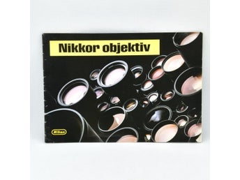 Nikon Nikkor objektiv svensk broschyr