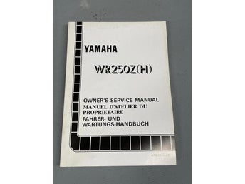 Verkstadshandbok Yamaha WR250 1996