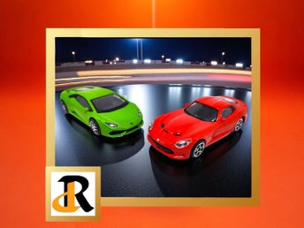 leksaksbilar, Lamborghini Huracan, Dodge Viper, Bburago 2013