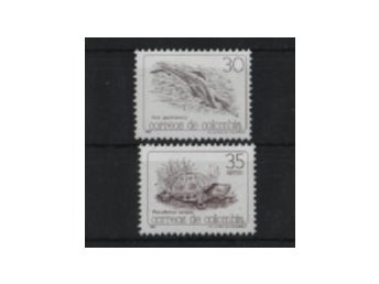 Colombia 1987 Djur delfin sköldpadda 2v