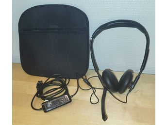 Headset, Plantronics Blackwire C420-M, med fodral.