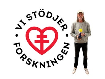 Glasprinsen - Limiterad 13/100 - Staffan Olsson - Handbollshanden blå &