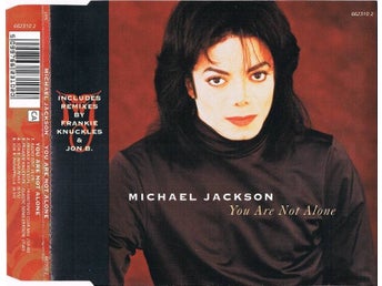 MICHAEL JACKSON THE JACKSON 5 YOU ARE NOT ALONE 1995 5-SPÅR CD MAXI SINGEL